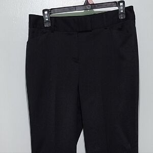 Anne Klein Black Straight Leg Pants Business Essential